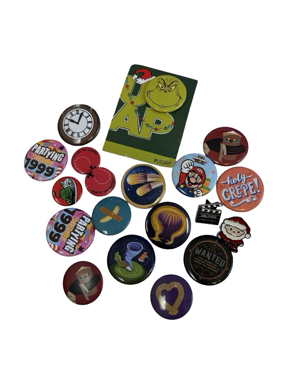 UOAP Universal Orlando Annual Passholder Buttons and More Lot
